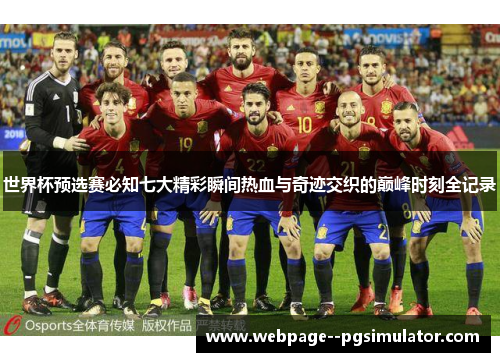 世界杯预选赛必知七大精彩瞬间热血与奇迹交织的巅峰时刻全记录