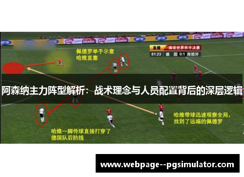 阿森纳主力阵型解析：战术理念与人员配置背后的深层逻辑