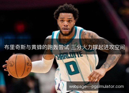 布里奇斯与黄蜂的跑轰尝试 三分火力撑起进攻空间 布里奇斯与黄蜂的跑轰尝试 三分火力撑起进攻空间